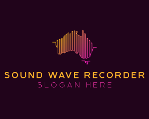 Dj Sound Wave Australia logo design