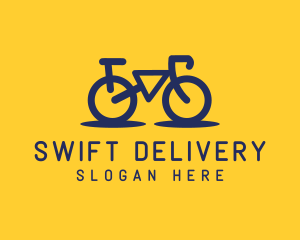 Bicycle Arrow Courier logo design