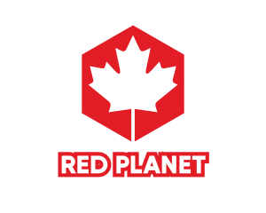 Maple Leaf Hexagon logo design