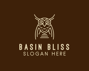 Wise Owl Bird  logo design