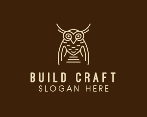 Wise Owl Bird  logo design