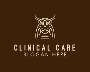 Wise Owl Bird  logo design