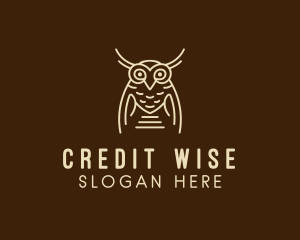 Wise Owl Bird  logo design