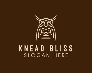 Wise Owl Bird  logo design