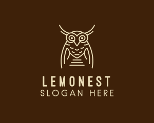 Feathers - Wise Owl Bird logo design