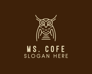 Wise Owl Bird  logo design