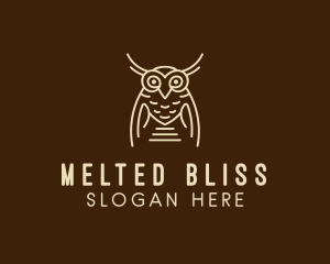 Wise Owl Bird  logo design