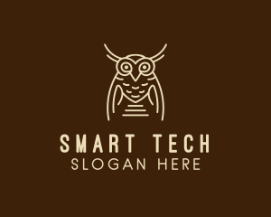 Smart - Wise Owl Bird logo design