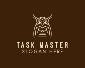 Wise Owl Bird  logo design