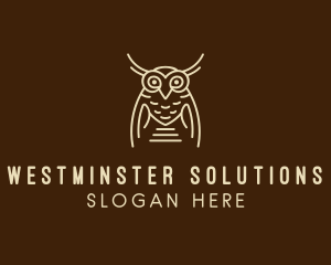 Wise Owl Bird  logo design