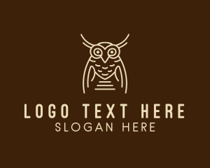 Learning - Wise Owl Bird logo design