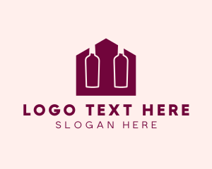 Red Wine - Red Wine Shop logo design