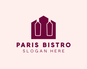 Red Wine Shop logo design