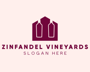 Red Wine Shop logo design