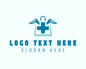 Discount - Medical Shopping Bag logo design