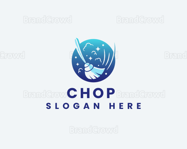 Cleaning Mop Housekeeping Logo