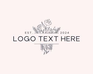 Flower Shop - Minimalist Flower Boutique logo design