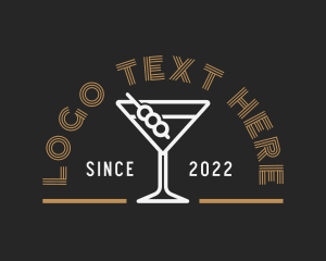 Alcoholic - Cocktail Wine Liquor logo design