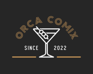 Minibar - Cocktail Wine Liquor logo design