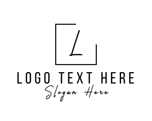 Hairdresser - Signature Script Fashion Tailoring logo design