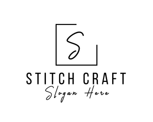 Tailor - Signature Script Fashion Tailoring logo design