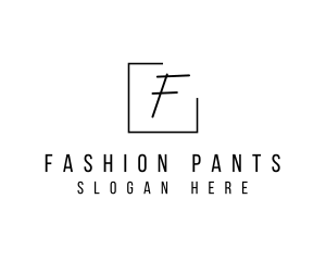 Signature Script Fashion Tailoring logo design