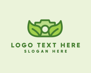Eco Friendly - Leaf Camera Studio logo design
