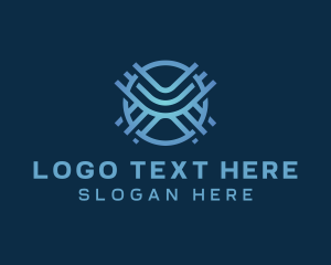 Letter X - Gradient Digital Letter X logo design