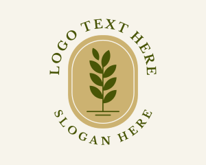 Herb - Leaf Plant Farming logo design