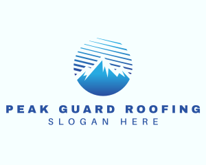 Peak Mountain Alpine logo design