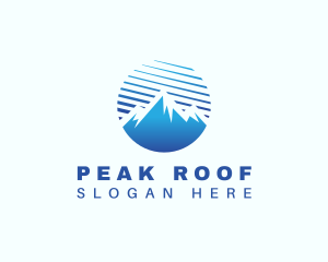 Peak Mountain Alpine logo design