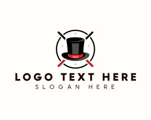 Gentleman - Magic Top Hat logo design