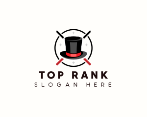 Magic Top Hat  logo design