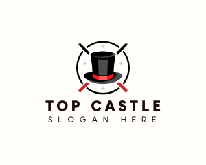 Magic Top Hat  logo design