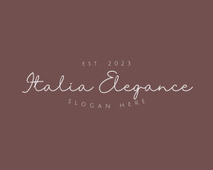 Feminine Elegant Business logo design