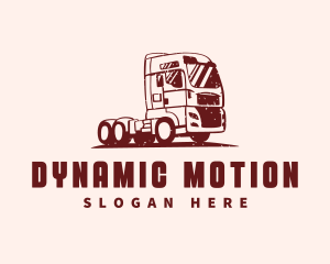 Freight Transport Vehicle Logo