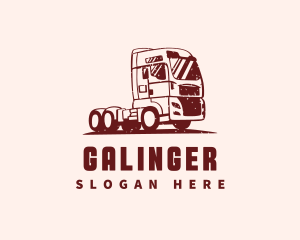 Freight Transport Vehicle Logo