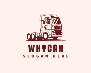 Freight Transport Vehicle Logo