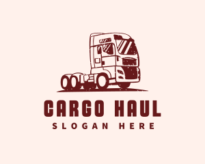 Freight Transport Vehicle logo design