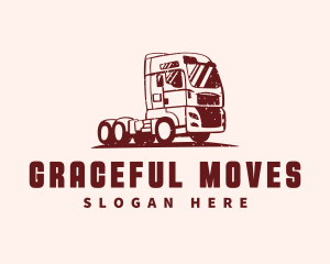 Freight Transport Vehicle logo design