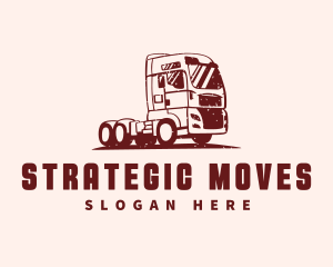 Freight Transport Vehicle logo design