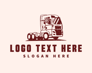 Freight Transport Vehicle Logo