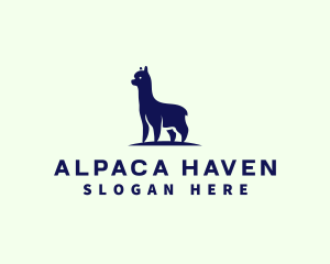 Alpaca - Alpaca Llama Farm logo design