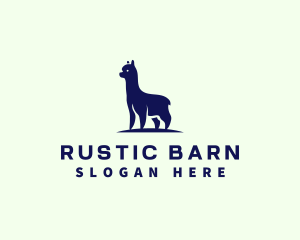 Alpaca Llama Farm logo design