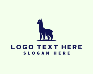 Llama - Alpaca Llama Farm logo design