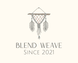 Wooden Boho Macrame Decor logo design