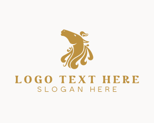 Equestrian Horse Animal Logo