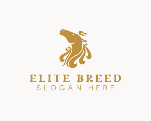 Equestrian Horse Animal logo design