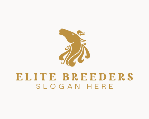 Equestrian Horse Animal logo design