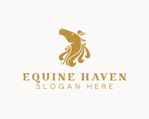 Stable - Equestrian Horse Animal logo design